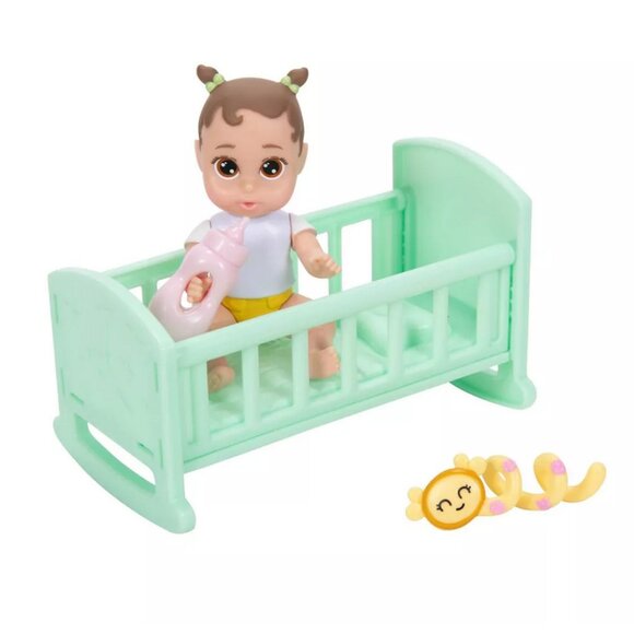 New In Box - 2 Pack - Perfectly Cute My Lil' Surprise 4" Baby Doll with Crib - Picture 11 of 12